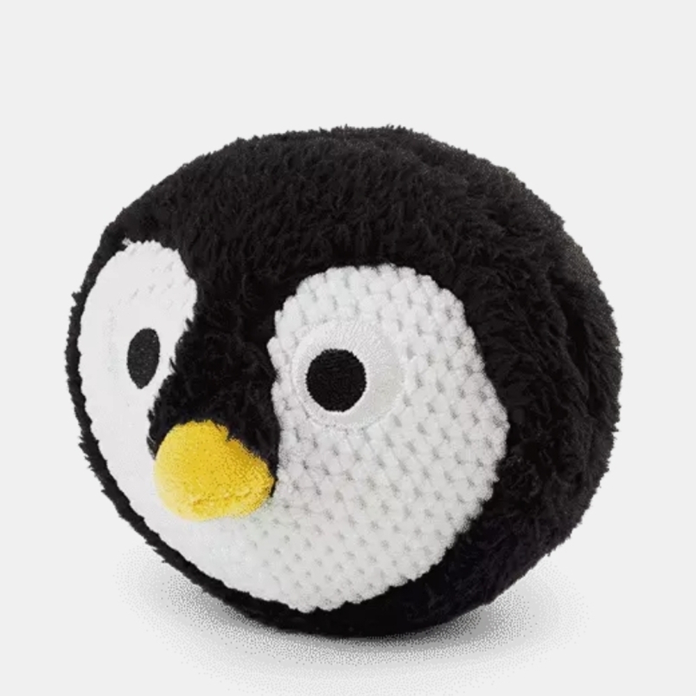 Penguin Plush Toy for Small Pets - Black and White